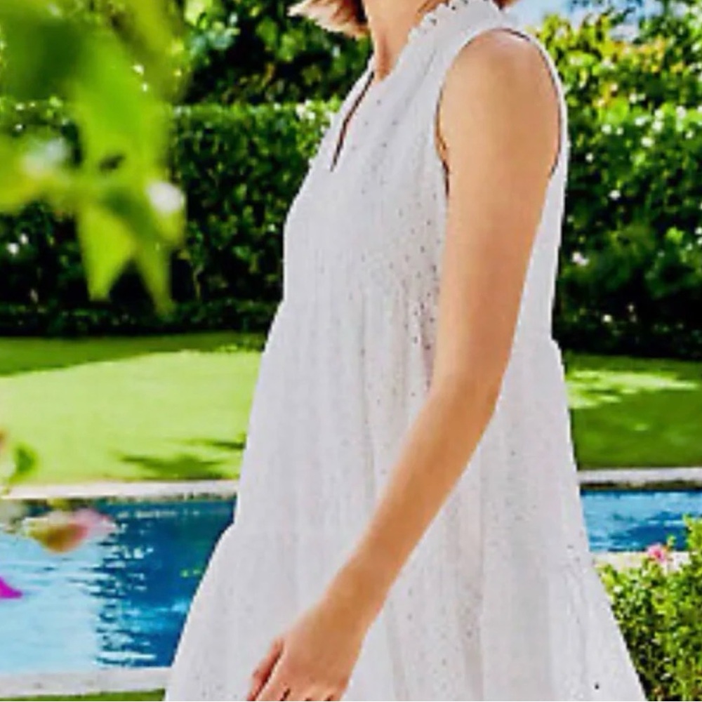 EUC Lilly Pulitzer White Eyelet Dress